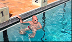 Paratleta com maior tempo flutuando na água de costas