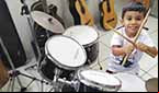 Orquestra de bateria infantil pode bater recorde em ville (SC)